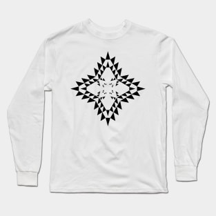 African triangle motif Long Sleeve T-Shirt